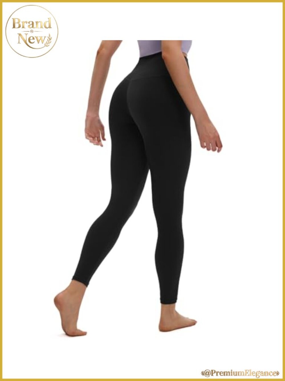 High Waisted Soft Leggings 25 In Stretchy Workout Yoga Pants for Women